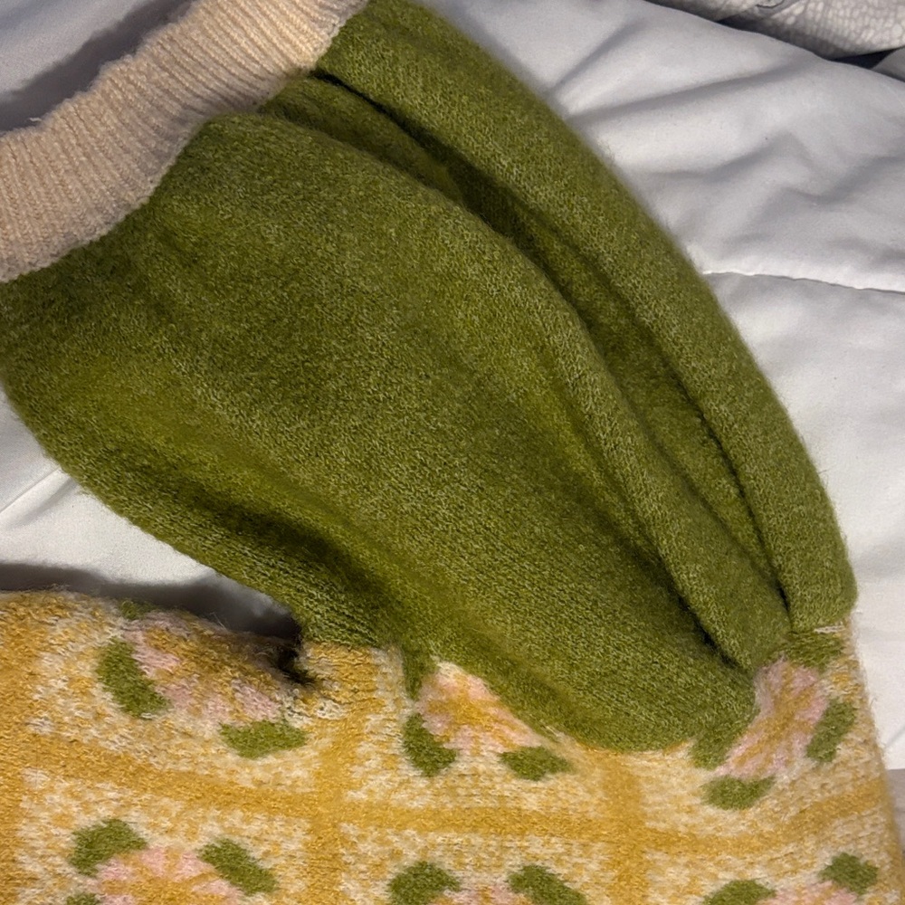 Chic Multicolor Cardigan Sweater - Picture 6 of 9